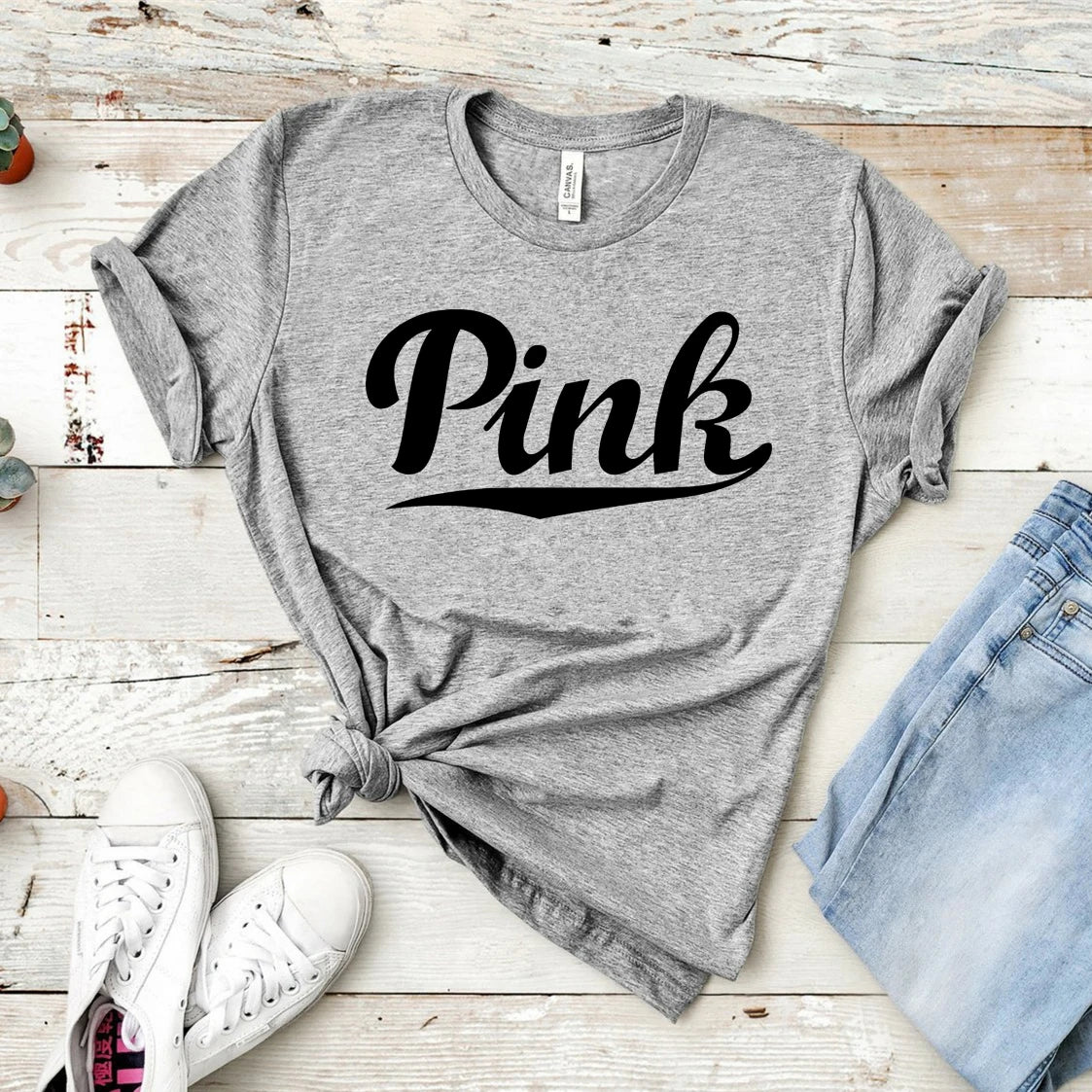 Pink Casual Tops