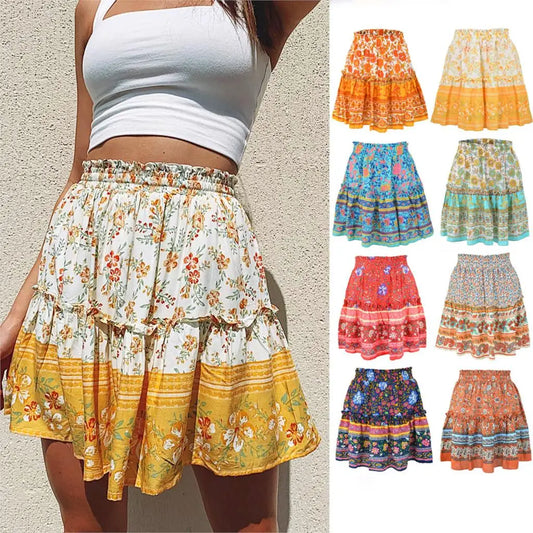 Bohemian National Ruffled skirts